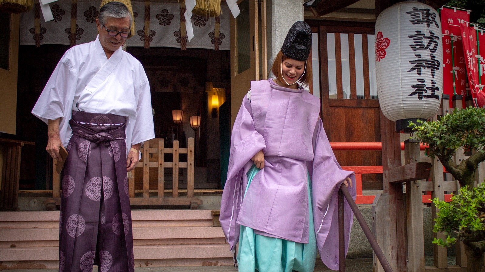 諏訪神社神主体験